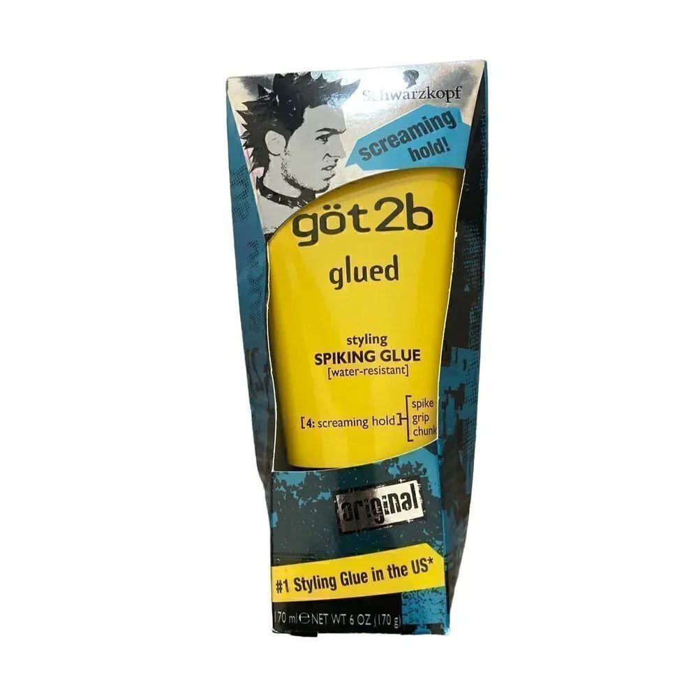 Schwarzkopf Göt 2B Spiked Hair Gel 6oz Styling Spiking Glue